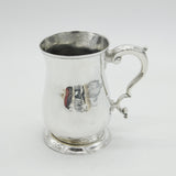 George III Sterling Silver Pint Tankard Antique 1763 London Francis Crump