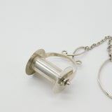 Victorian Silver Plated Sewing Wool Spoon Bangle Bracelet Antique c1880