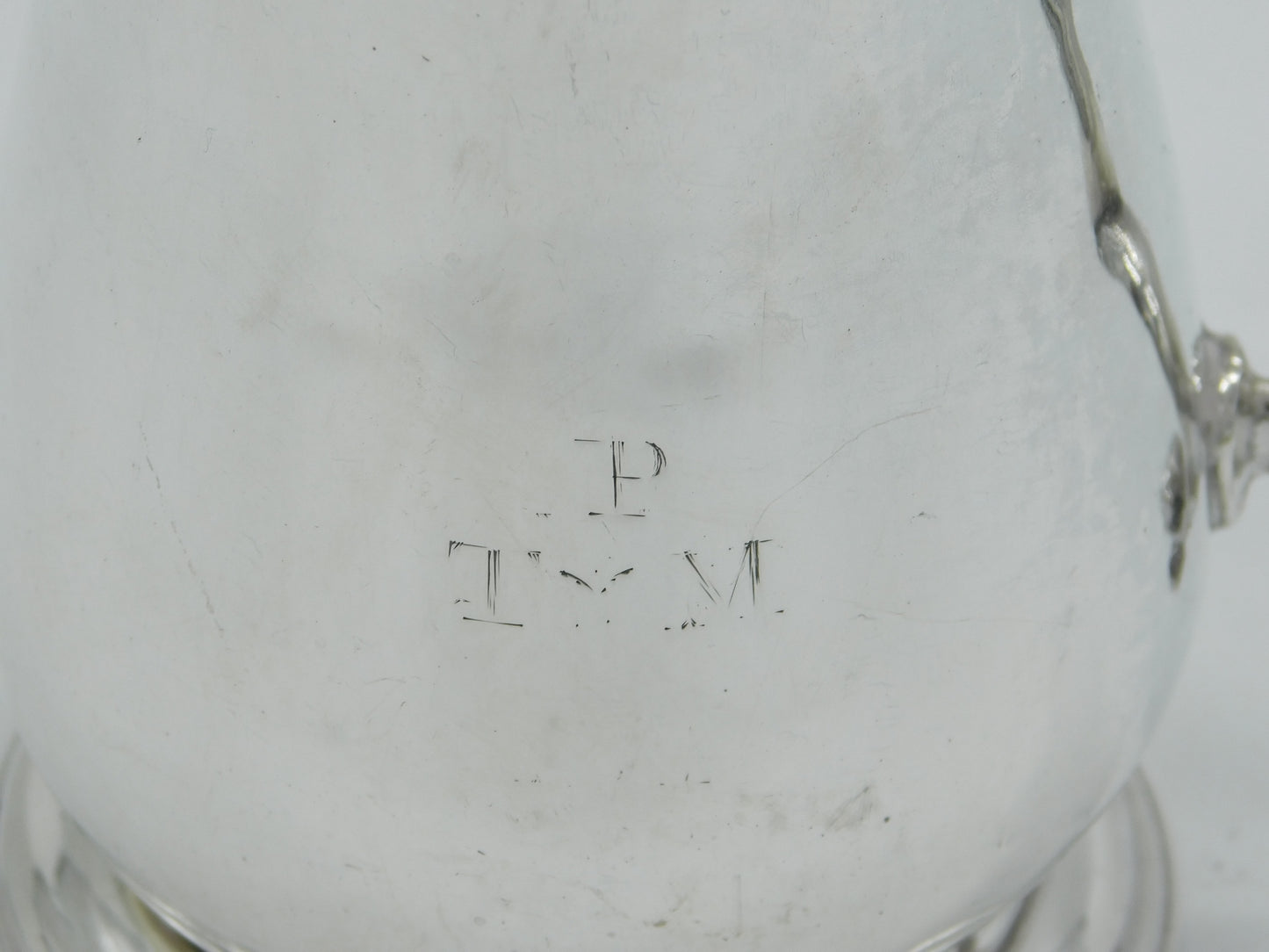 George III Sterling Silver Pint Tankard Antique 1763 London Francis Crump