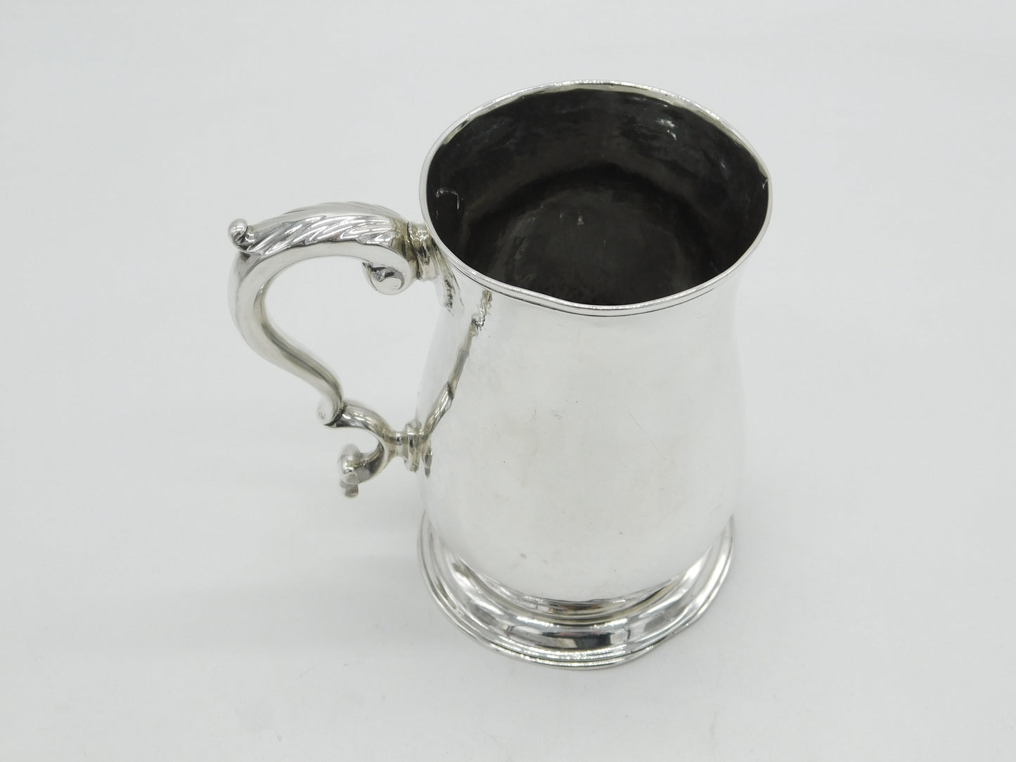 George III Sterling Silver Pint Tankard Antique 1763 London Francis Crump