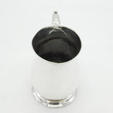 George III Sterling Silver Pint Tankard Antique 1763 London Francis Crump