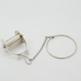 Victorian Silver Plated Sewing Wool Spoon Bangle Bracelet Antique c1880