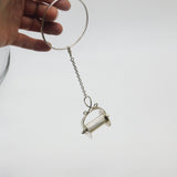 Victorian Silver Plated Sewing Wool Spoon Bangle Bracelet Antique c1880