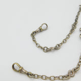 Victorian Art Nouveau Form Silver Plated Sewing Chatelaine Antique c1885