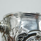 Newcastle George III Sterling Silver Floral Pint Tankard Antique c1795 Robertson
