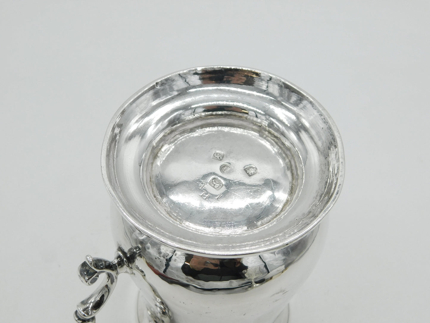George III Sterling Silver Baluster Pint Tankard Antique 1761 London