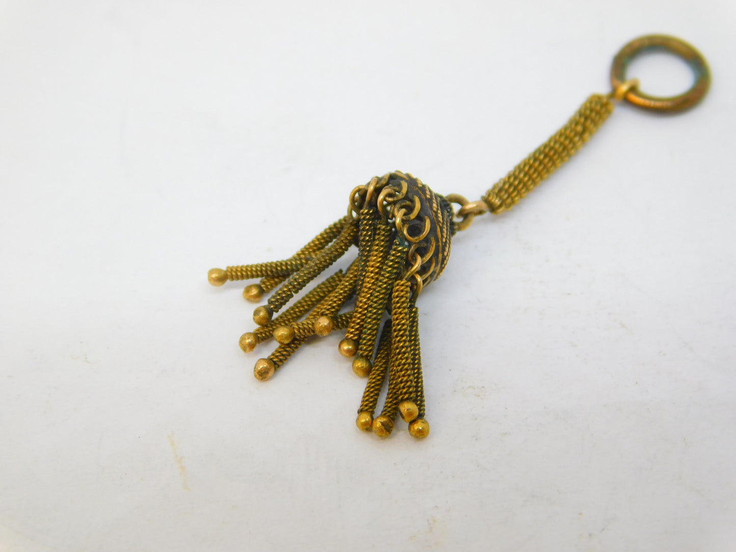 George III 18ct Yellow Gold Albertina Tassel Charm Fob Antique c1790