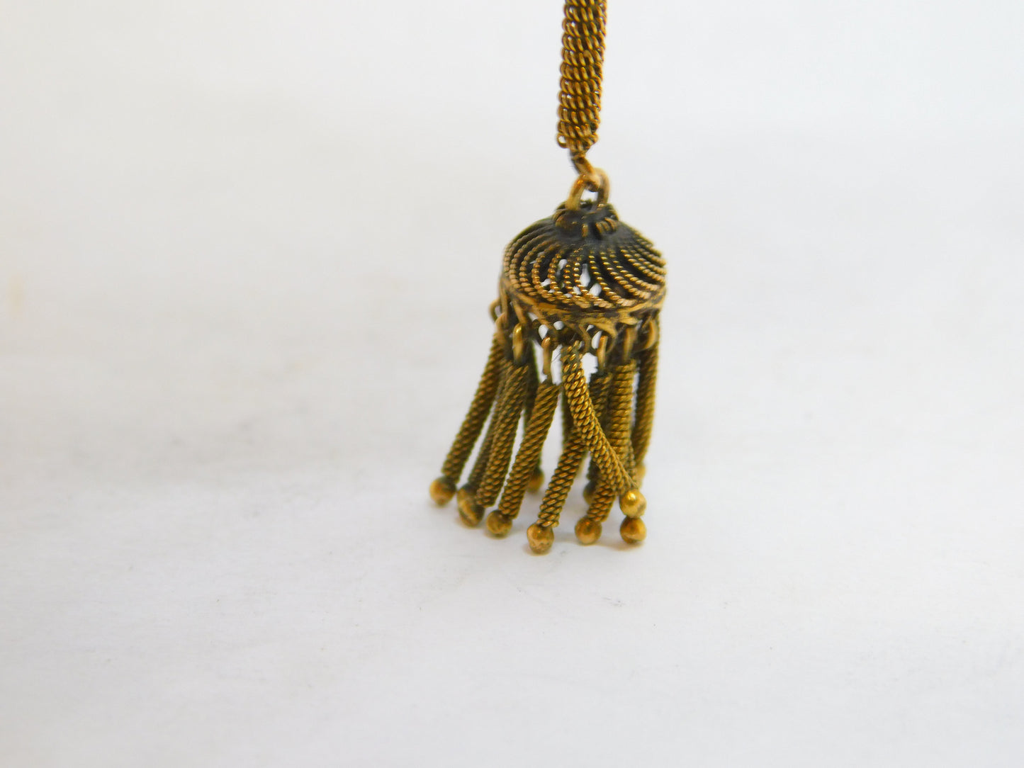 George III 18ct Yellow Gold Albertina Tassel Charm Fob Antique c1790