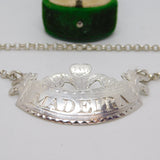 George III Sterling Silver Prince of Wales Feathers Madeira Decanter Label 1804 London