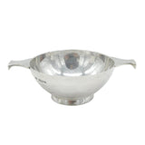 Scottish Sterling Silver Quaich Drinking Cup Antique 1933 Glasgow Art Deco