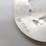 George III Sterling Silver Prince of Wales Feathers Madeira Decanter Label 1804 London
