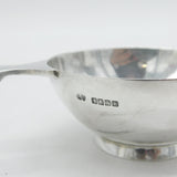 Scottish Sterling Silver Quaich Drinking Cup Antique 1933 Glasgow Art Deco