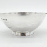 Scottish Sterling Silver Quaich Drinking Cup Antique 1933 Glasgow Art Deco