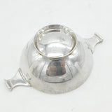 Scottish Sterling Silver Quaich Drinking Cup Antique 1933 Glasgow Art Deco