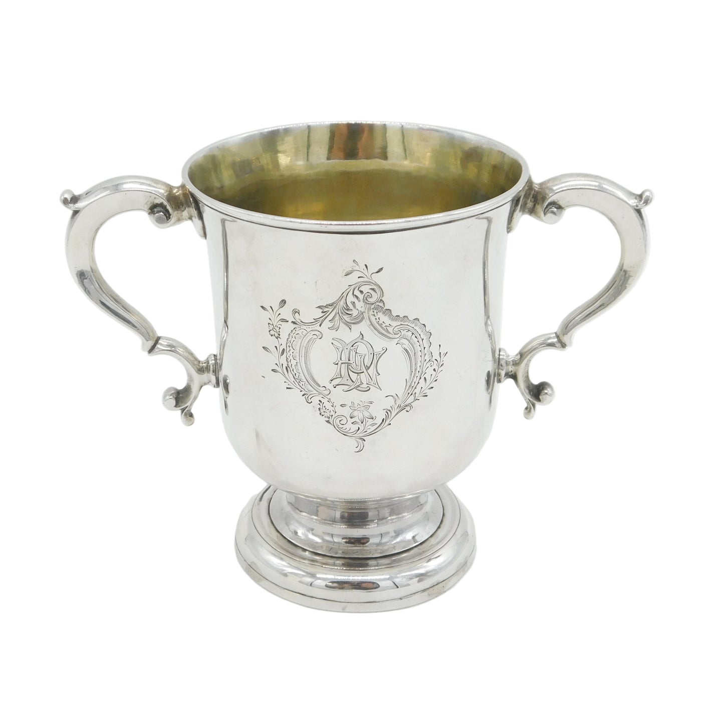 George II Sterling Silver Loving Cup or Trophy Antique 1760 London John Moore
