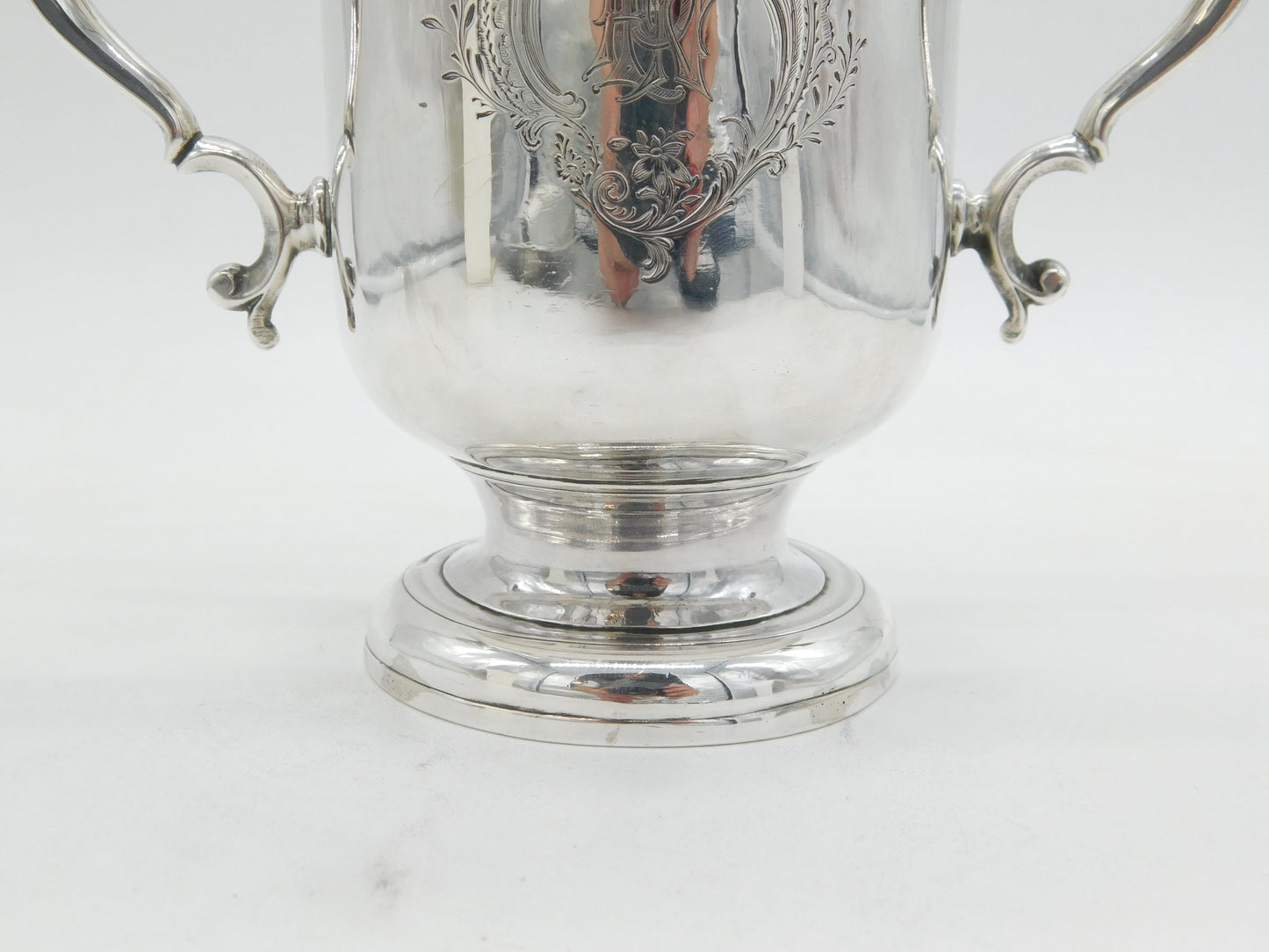 George II Sterling Silver Loving Cup or Trophy Antique 1760 London John Moore