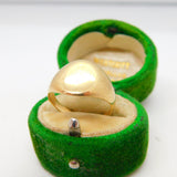 Victorian 9ct Yellow Gold Oval Signet Ring Antique c1890 Size K UK