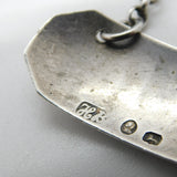 George III Sterling Silver Madeira Decanter Label Antique c1770 Hester Bateman