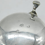 George III Matched Pair of Sterling Silver Salt Cellars Antique 1764 London