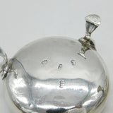 George III Matched Pair of Sterling Silver Salt Cellars Antique 1764 London