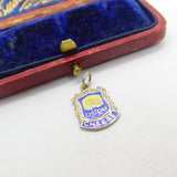 Sterling Silver & Colourful Enamel Cheddar Cheese Charm Vintage c1970