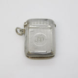 Sterling Silver Compartment Locket Vesta Case Antique 1912 Birmingham Art Deco