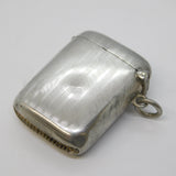 Sterling Silver Compartment Locket Vesta Case Antique 1912 Birmingham Art Deco
