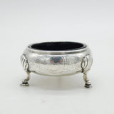Irish George III Sterling Silver Paw Foot Salt Cellar Antique c1800 Dublin