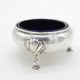 Irish George III Sterling Silver Paw Foot Salt Cellar Antique c1800 Dublin
