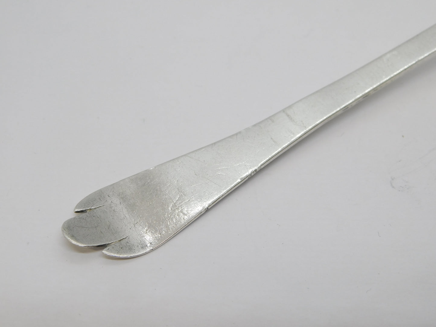 18th Century Channel Islands Sterling Silver Trefid Spoon Antique c1720 Jersey