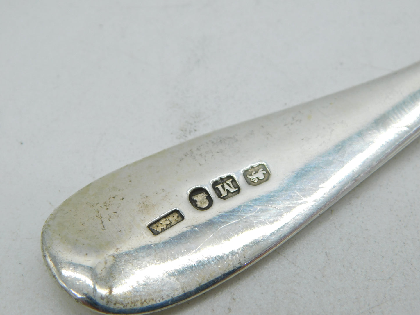 George III Sterling Silver Sugar or Cheese Scoop Spoon Antique 1807 London