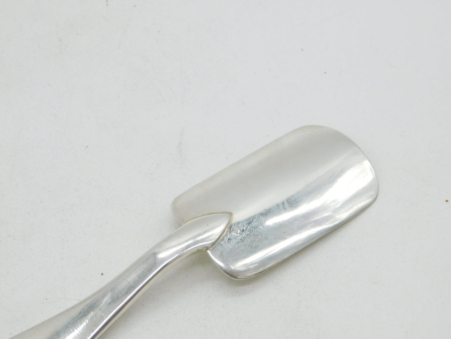 George III Sterling Silver Sugar or Cheese Scoop Spoon Antique 1807 London
