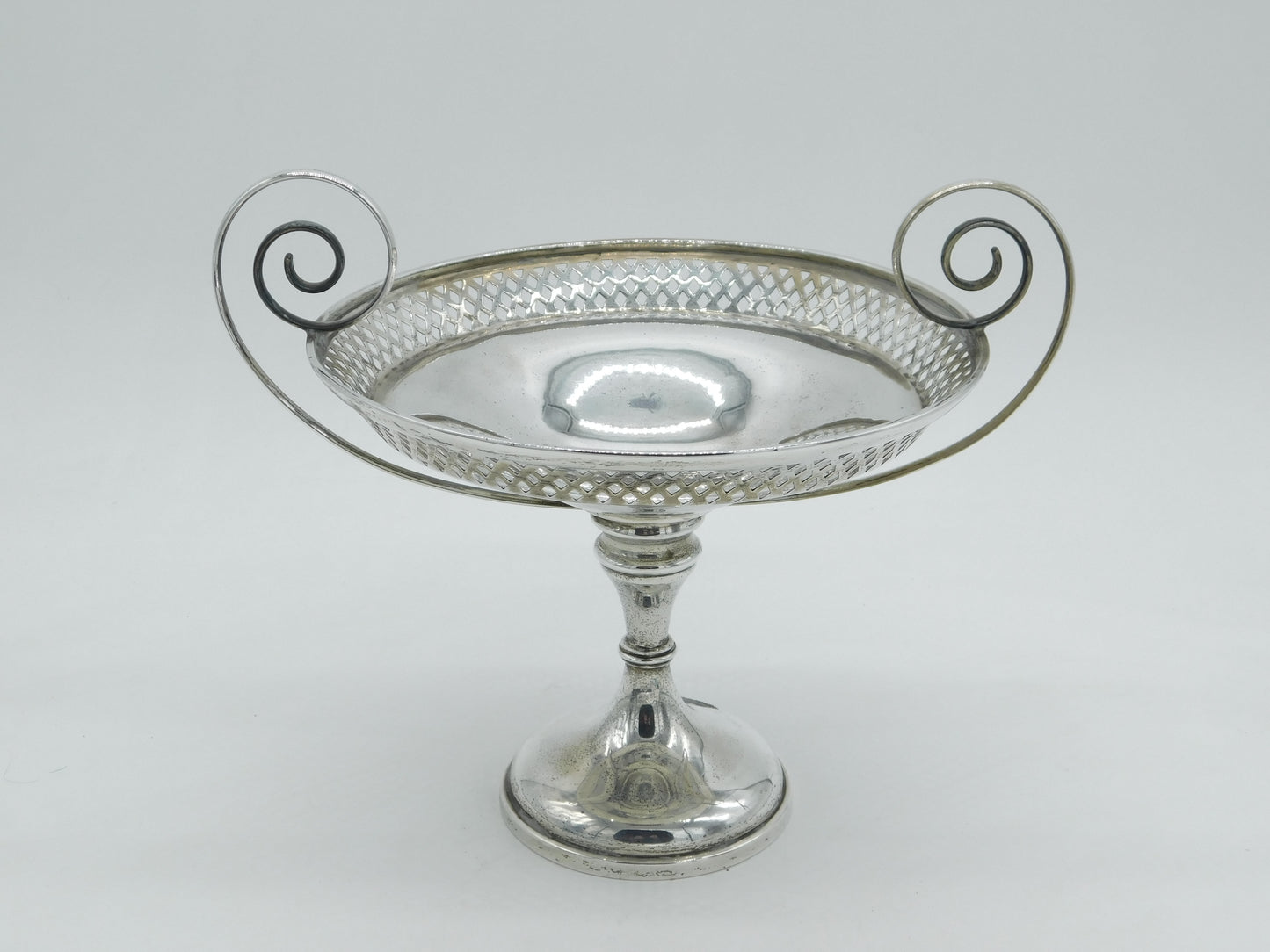 George V Sterling Silver Large Centrepiece Tazza Antique 1912 Sheffield