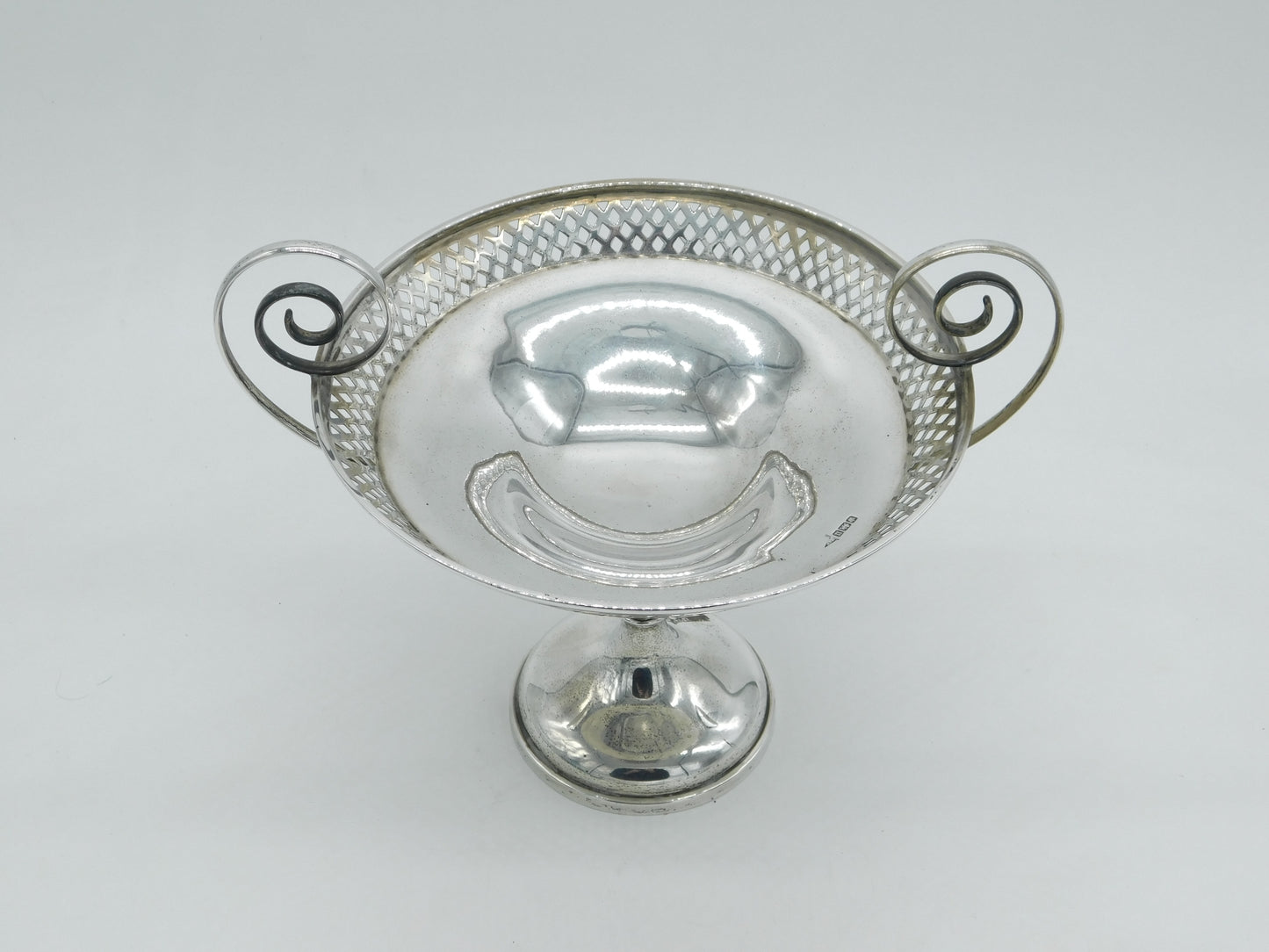 George V Sterling Silver Large Centrepiece Tazza Antique 1912 Sheffield