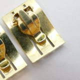Norwegian Sterling Silver Blue Enamel Clip-On Earrings Antique c1930 Ivar T. Holth