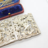 Sterling Silver Victorian Aesthetic Style Stork Nurses Buckle 1973 London