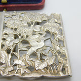 Sterling Silver Victorian Aesthetic Style Stork Nurses Buckle 1973 London