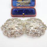 Sterling Silver St George Slaying the Dragon Nurses Buckle 1991 Birmingham