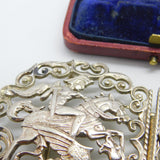 Sterling Silver St George Slaying the Dragon Nurses Buckle 1991 Birmingham