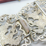 Sterling Silver St George Slaying the Dragon Nurses Buckle 1991 Birmingham