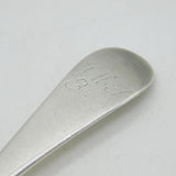 19th Century Scottish Provincial Sterling Silver Tablespoon Antique c1800