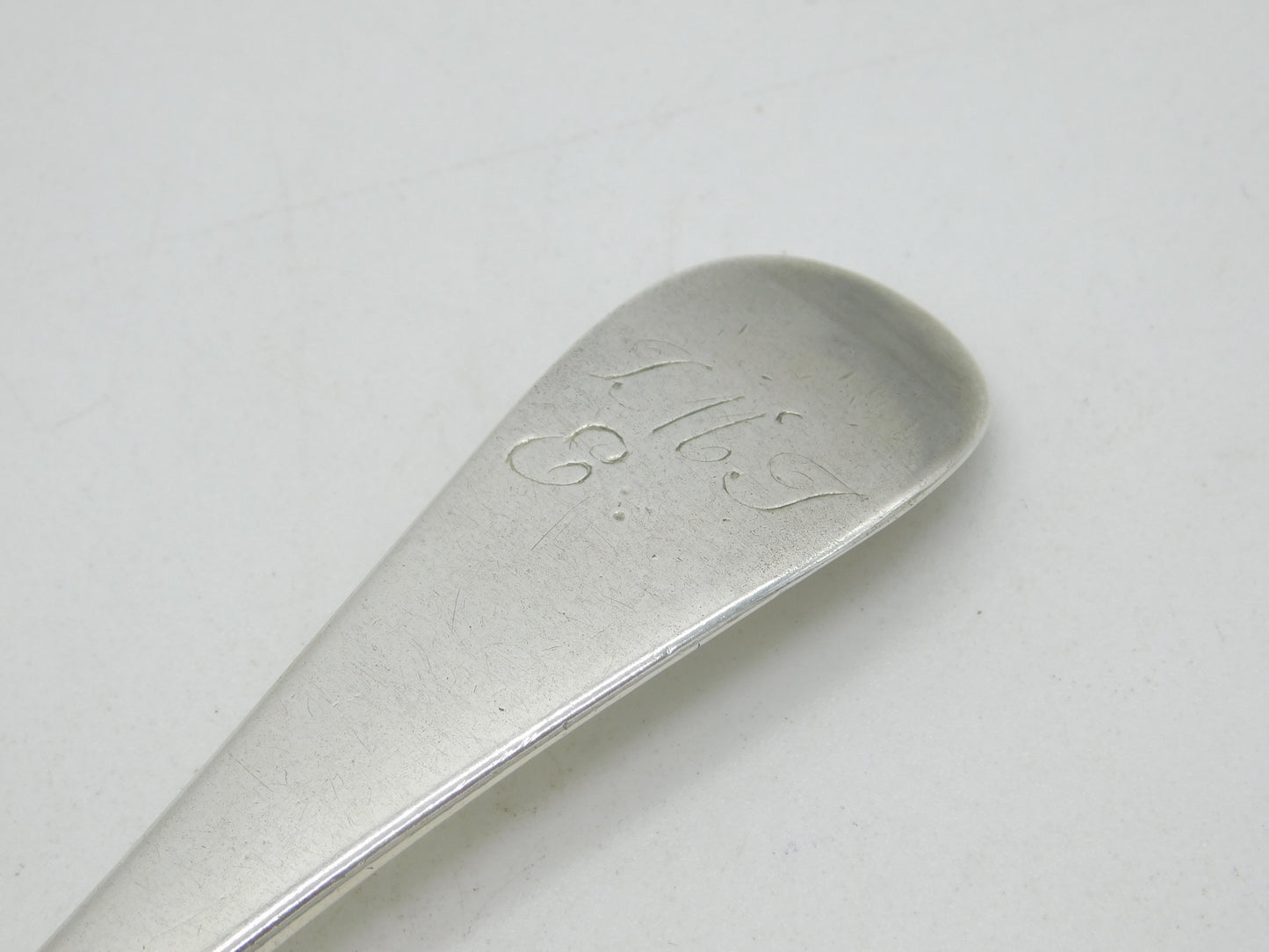 19th Century Scottish Provincial Sterling Silver Tablespoon Antique c1800