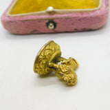 Victorian 9ct Gold & Sardonyx Set Lion Form Fob Seal AF Antique c1860