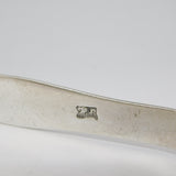 George III Hester Bateman Sterling Silver Bright Cut Sugar Tongs Antique c1770