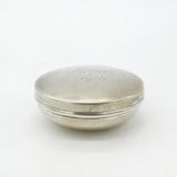 Silver Plated 'Sugar, 1918' Snuff or Tobacco Box Antique Art Deco EPNS