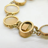 Victorian 9ct Rose Gold, Coral & Carved Shell Cameo Bracelet Antique c1860
