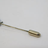 Sterling Silver Colourful Enamel Swallow Sweetheart Stick Pin Antique c1920