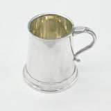 Sterling Silver Tankard Christening Mug 1979 Sheffield Vintage Camelot Silver