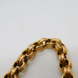 Victorian 9ct Yellow Gold Belcher Link Albert Watch Chain Antique c1890