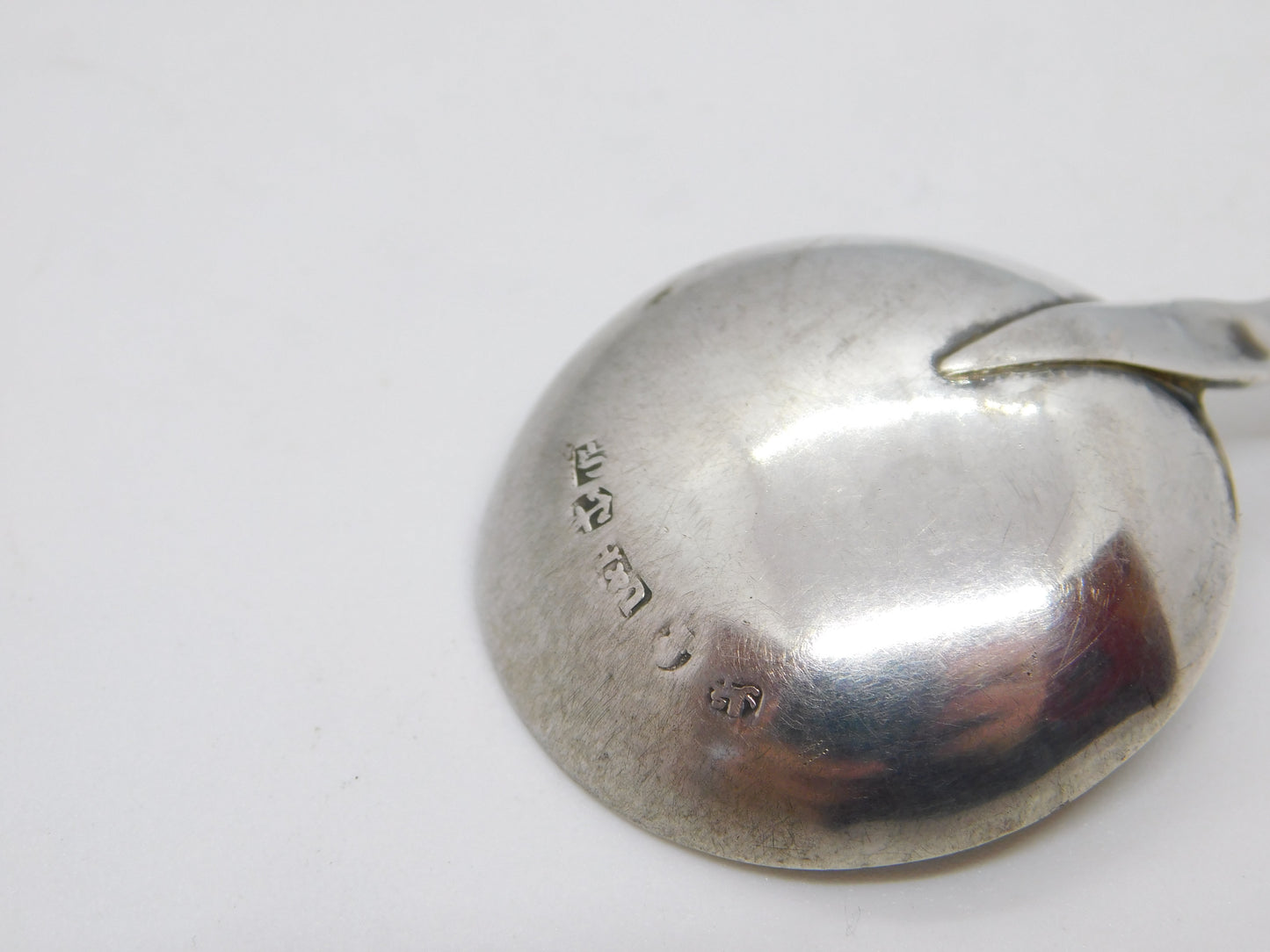 George IV Sterling Silver Floral Pattern Tea Caddy Spoon Antique 1826 Birmingham